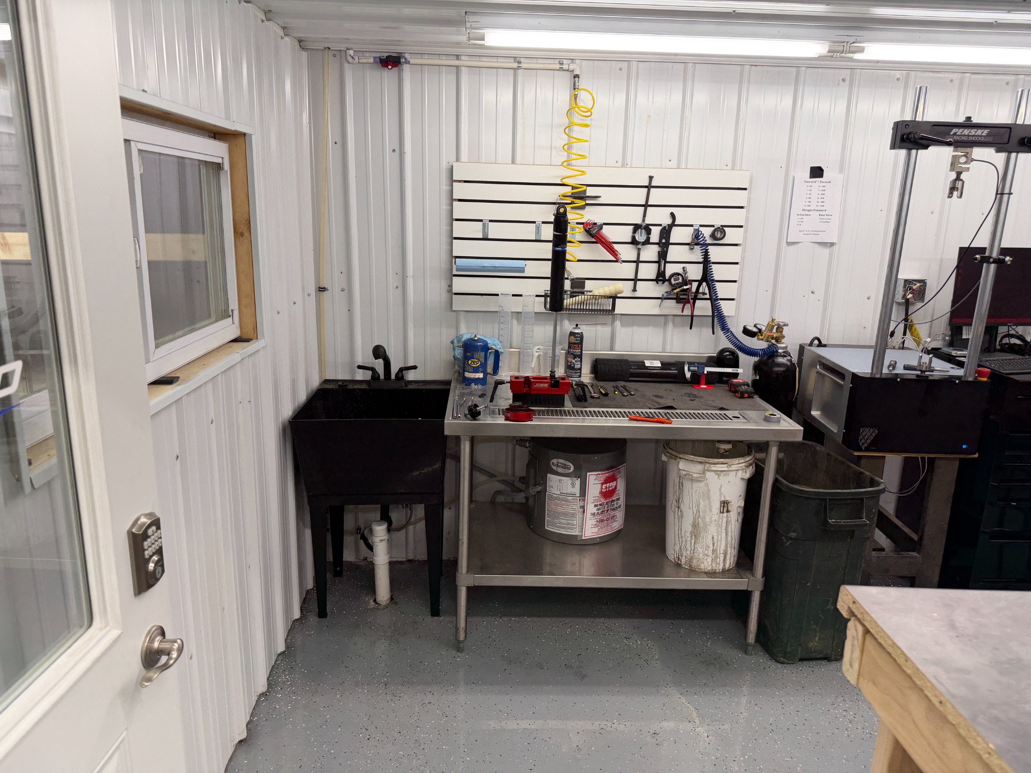 NTC shock service work area